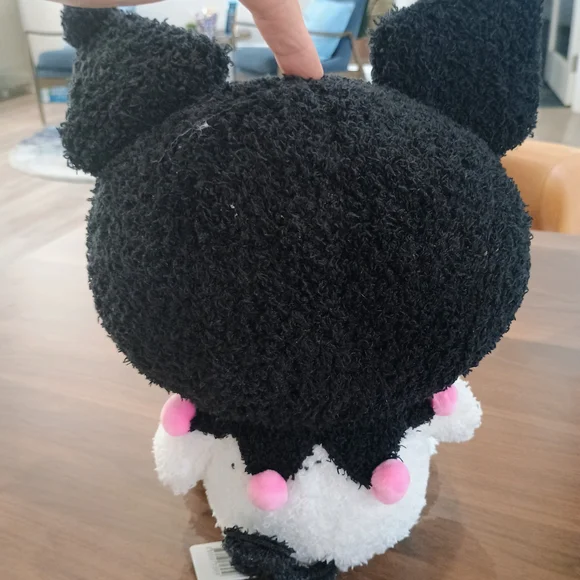 Sanrio Kuromi Plush Doll - Black & White with Pink Accents - Picture 2 of 5
